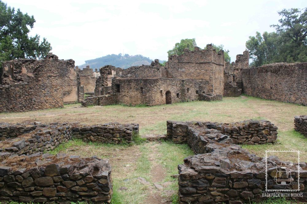 ruins of castle in gondar
